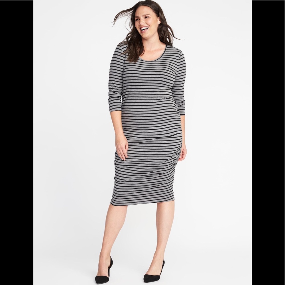 Grey Body con dress with stretch